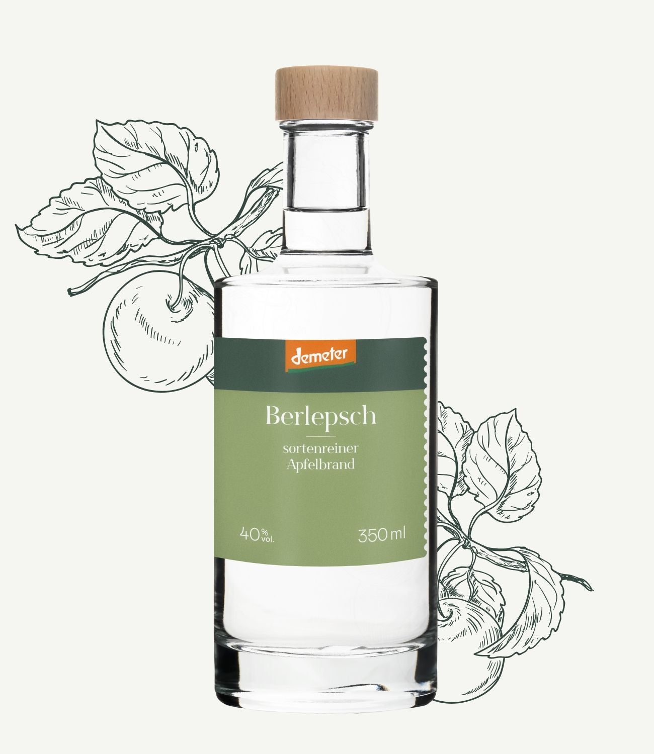 Berlepsch – Sortenreiner Bio-Apfelbrand (Demeter)