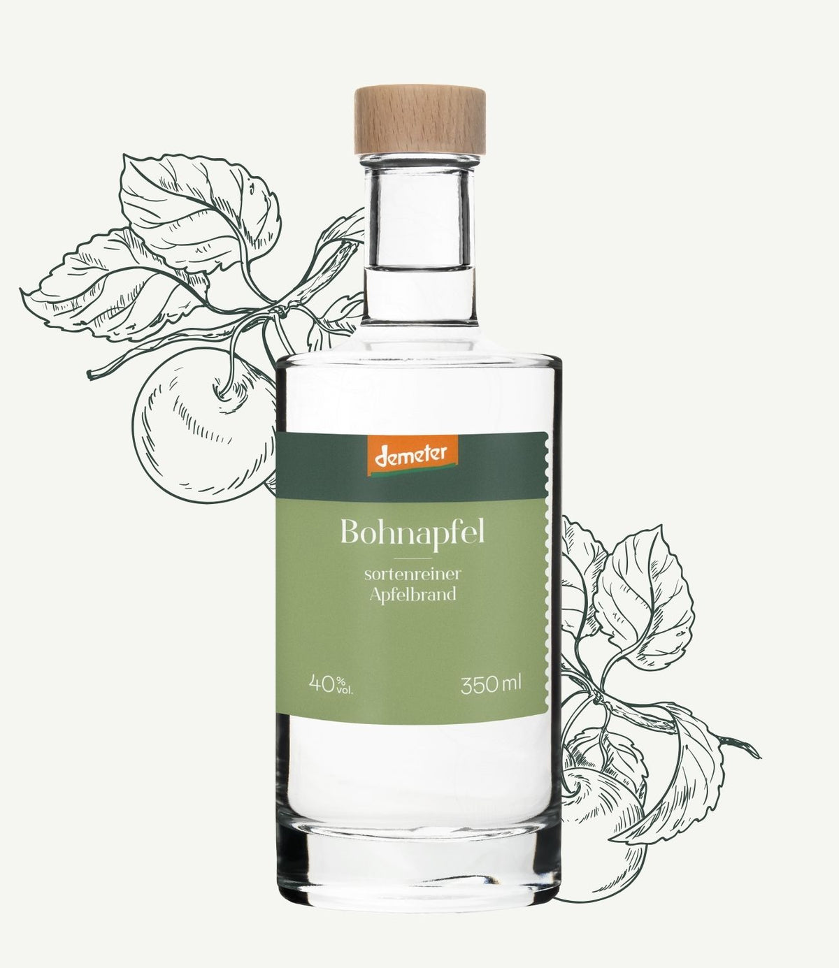 Bohnapfel – Sortenreiner Bio-Apfelbrand (Demeter)