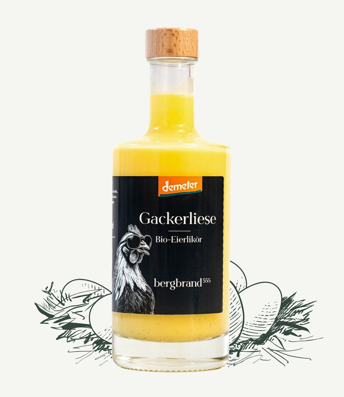 Gackerliese – Bio-Eierlikör (Demeter)