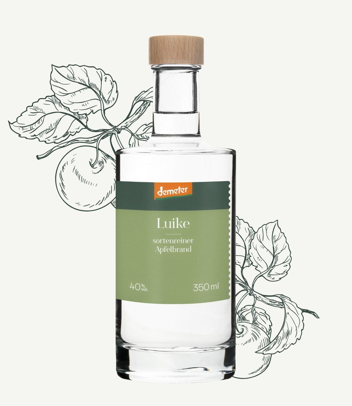 Luike – Sortenreiner Bio-Apfelbrand (Demeter)
